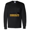 Unisex Ultra Cotton® Long Sleeve Pocket T-Shirt Thumbnail
