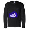 Unisex Ultra Cotton® Long Sleeve Pocket T-Shirt Thumbnail