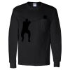 Unisex Ultra Cotton® Long Sleeve Pocket T-Shirt Thumbnail