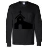 Unisex Ultra Cotton® Long Sleeve Pocket T-Shirt Thumbnail